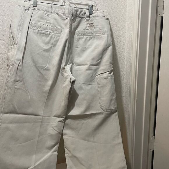 Mens columbia pants 36x32 Chino khaki - Picture 8 of 12
